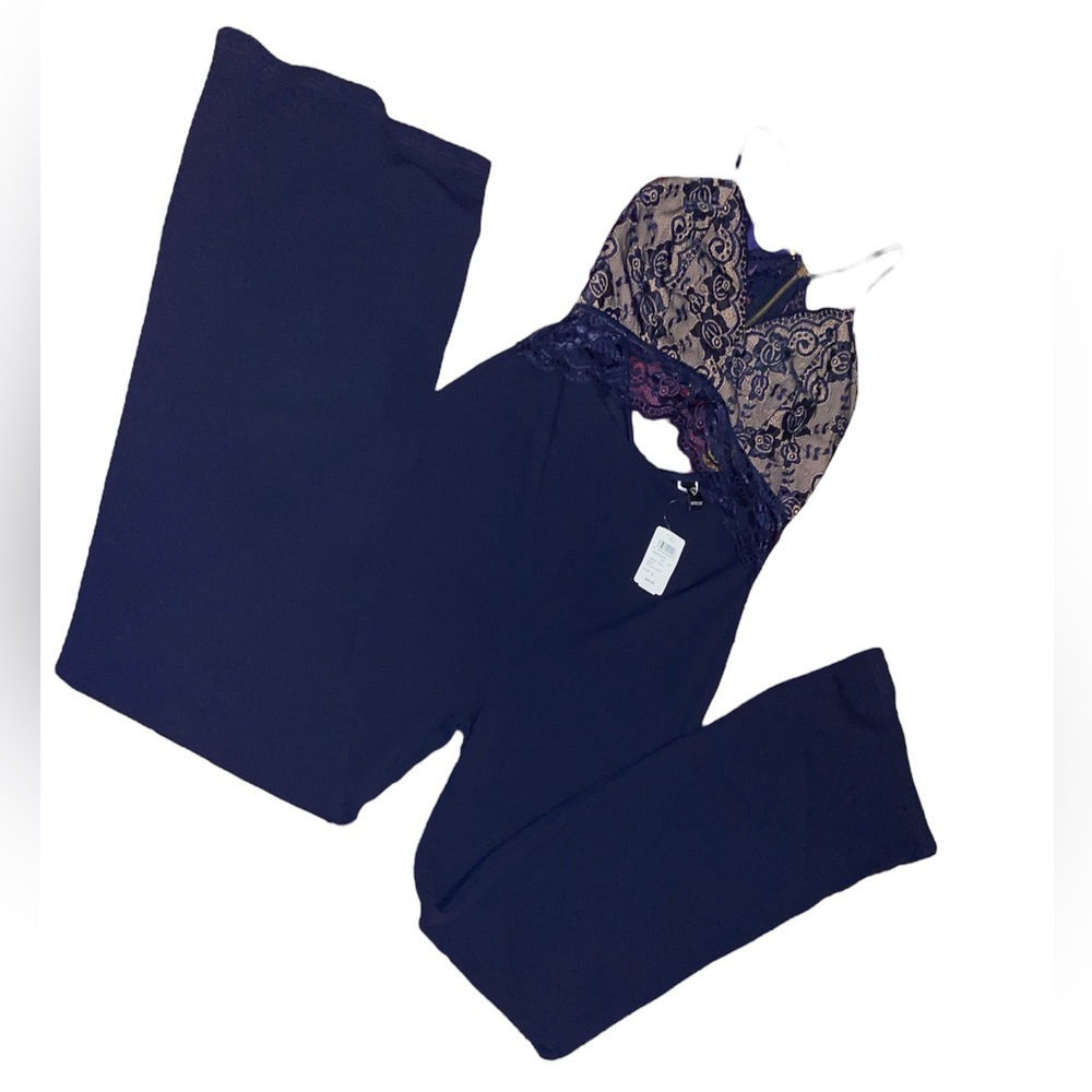 Navy Romper